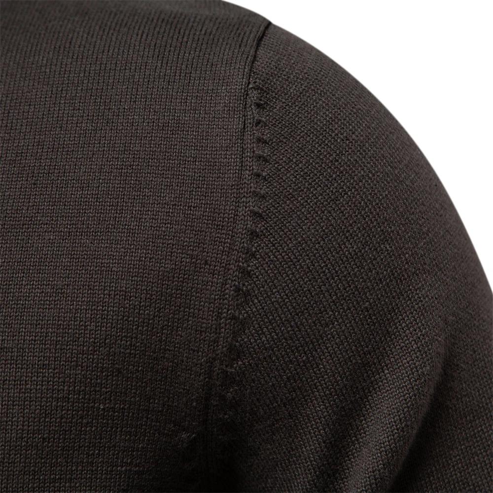 Cardigan en coton pour hommes, pull de qualité, à la mode, col rabattu, tricoté, nouvelle collection