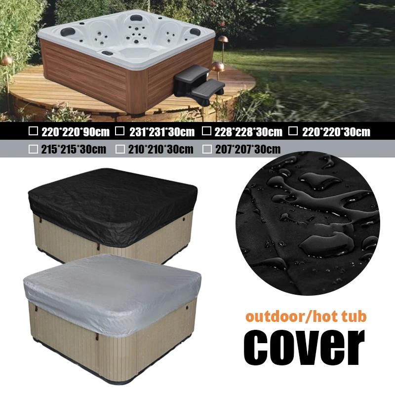 Baignoire piscine étanche extérieure chute feuilles protecteur couverture jardin cour Anti-UV protec