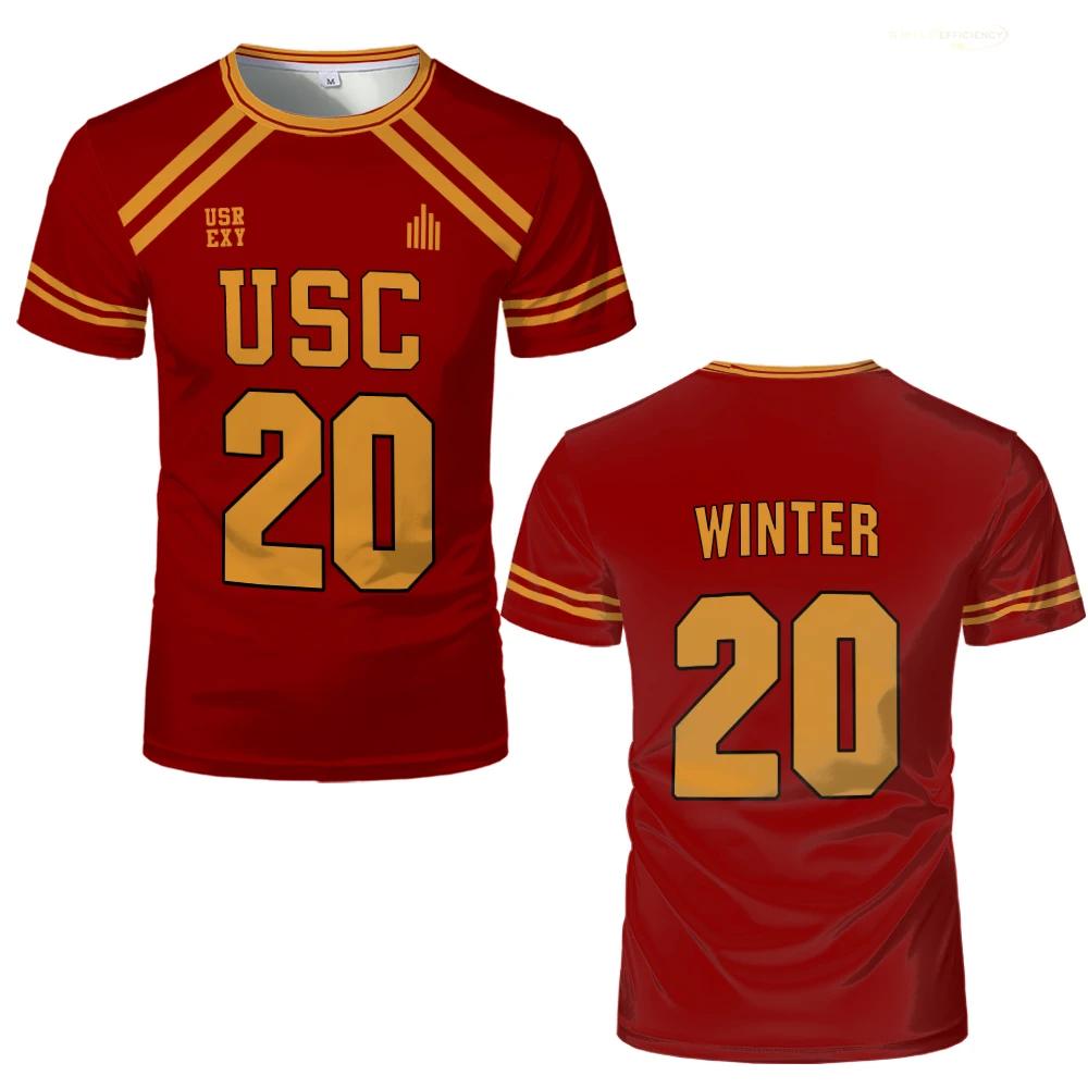 Maillot de Hockey The Foxhole Court Lacrosse, uniforme de Cosplay USC Trojans, T-shirt de sport resp