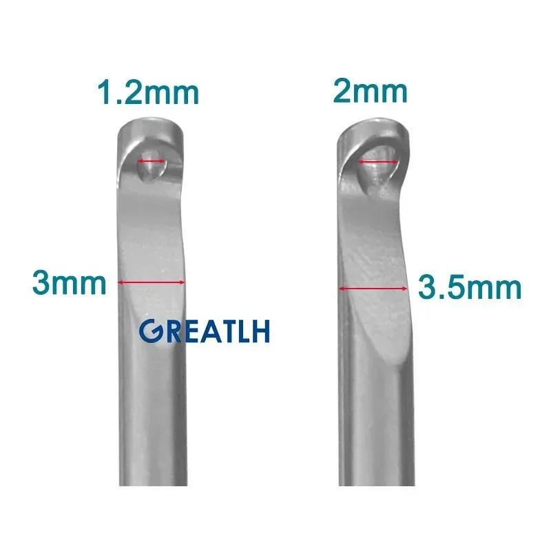 GREATLH orthopédie Instrument chirurgical laparoscopique noeud poussoir poignée en aluminium Instrum