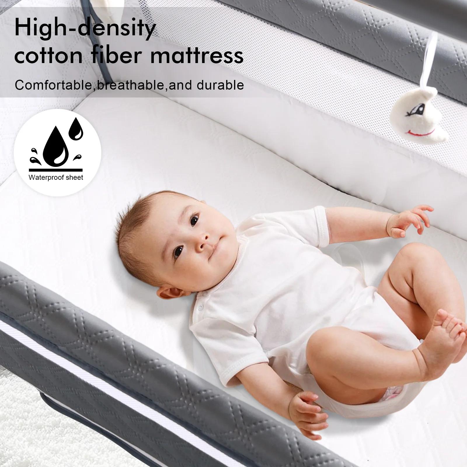 Berceau électrique intelligent pour bébé, berceau à bascule automatique, Bluetooth, musique, minuter