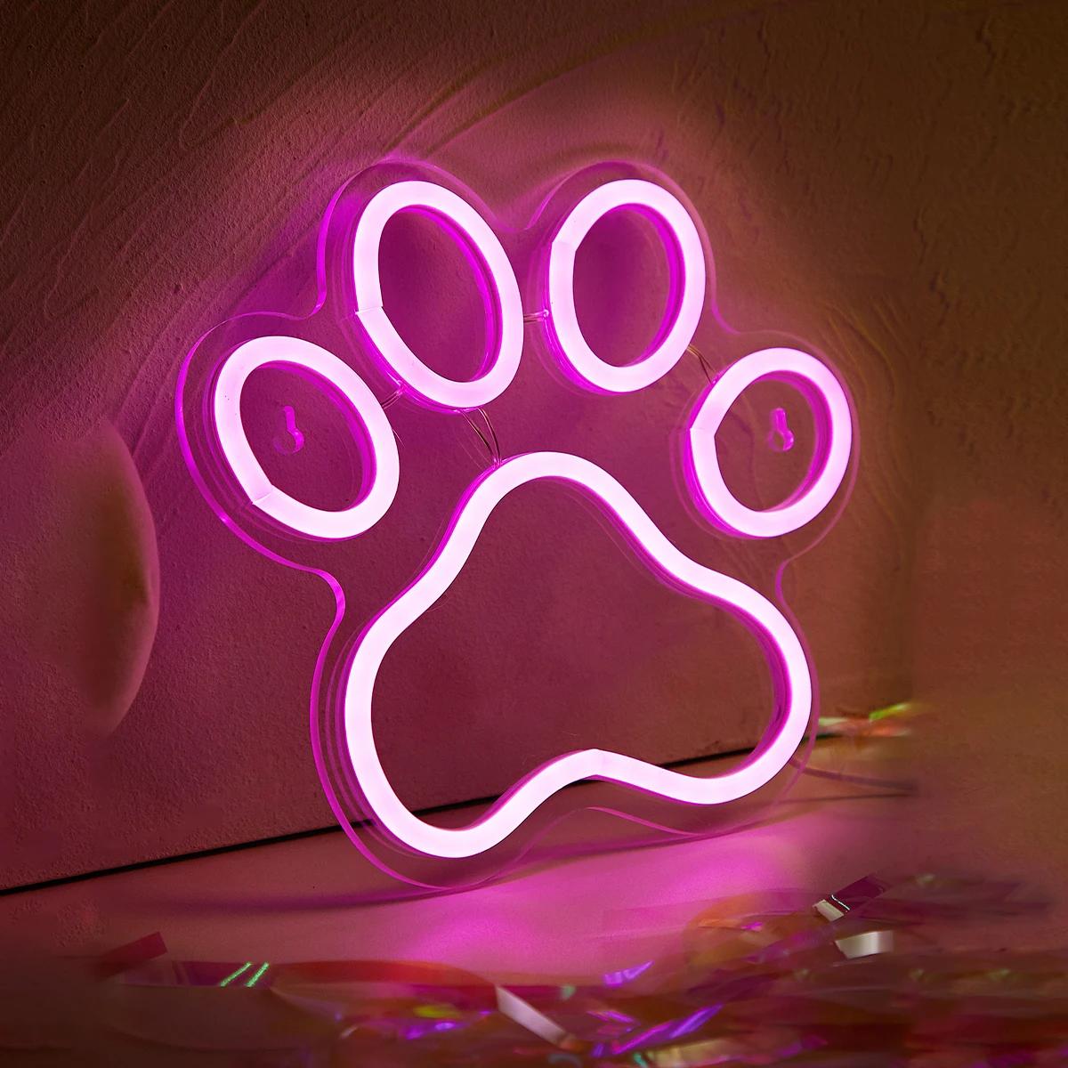 Chi-buy LED néon patte USB alimenté enseignes au néon veilleuse 3D mur Art & salle de jeu chambre sa