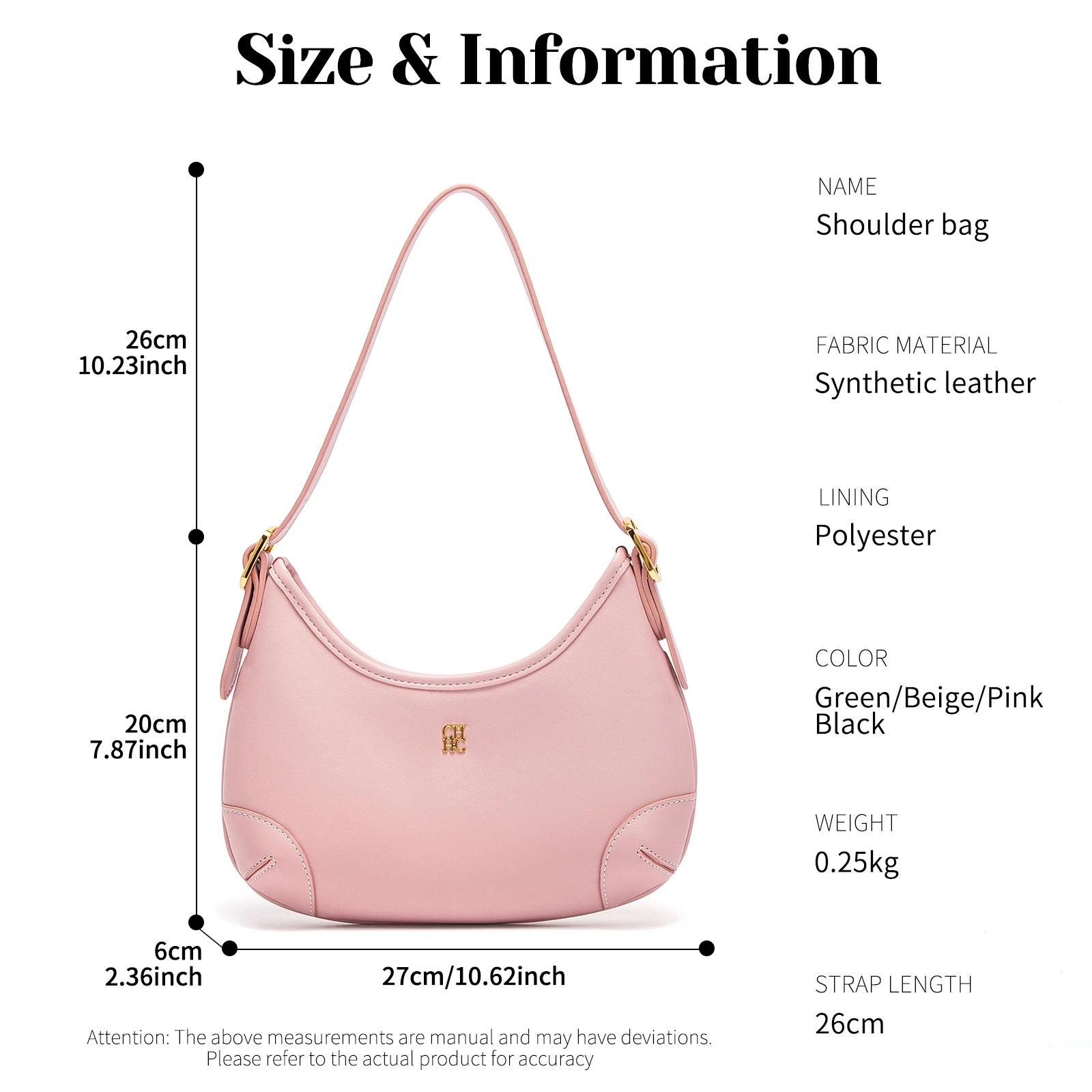 CHCH – sac à bandoulière rose pour femmes, sac à main de banlieue, cadeau de saint valentin, nouvell