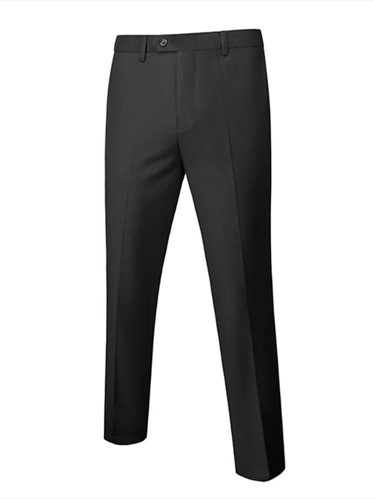 Costume 2 pièces pour hommes, adapté aux costumes d'affaires de mariage, ensembles vestes et pantalo