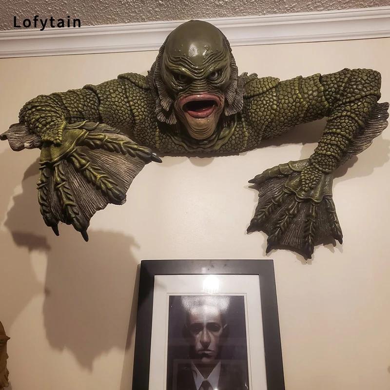Créature du lagon noir, modèle de figurine tombe, Cosplay, lézard, homme monstre, décoration extérie