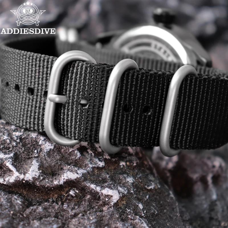 ADDIESDIVE nouvelle montre analogique pour hommes 50m montre lumineuse étanche mode sport grand cadr