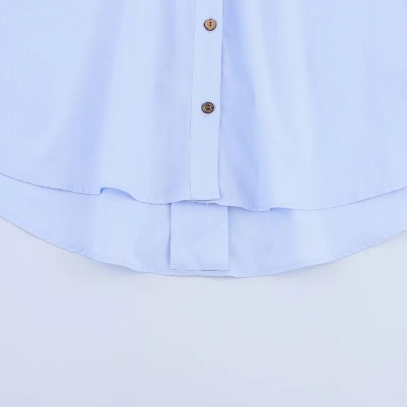 HXAO 2025 chemise femme été culture chemises et chemisiers surdimensionnés blanc bleu Rose marron ch