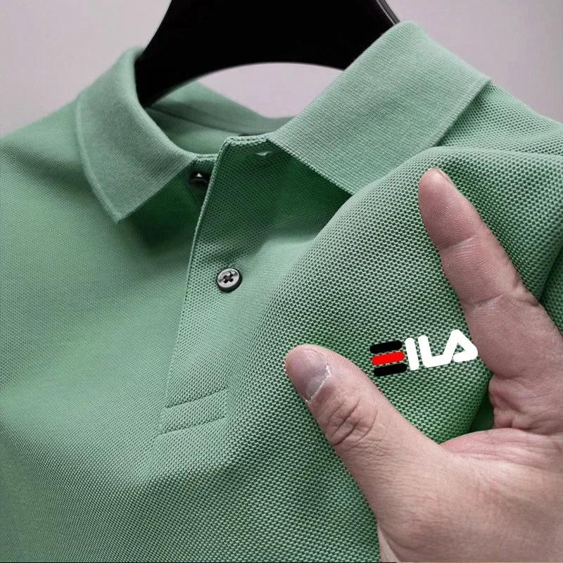 Nouveau polo pour homme d'été avec col rabattable, tendance, pour la pêche en plein air, décontracté