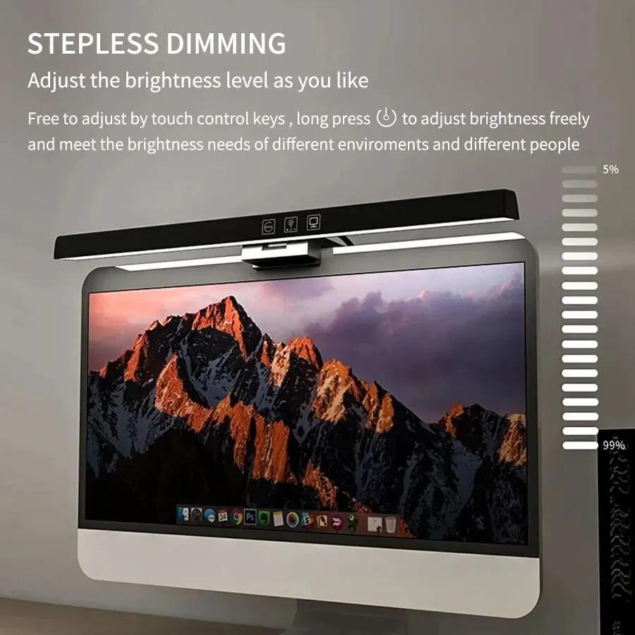 LED lampe de bureau moniteur barre lumineuse PC ordinateur écran réglable lumière 33 cm 50 cm bureau