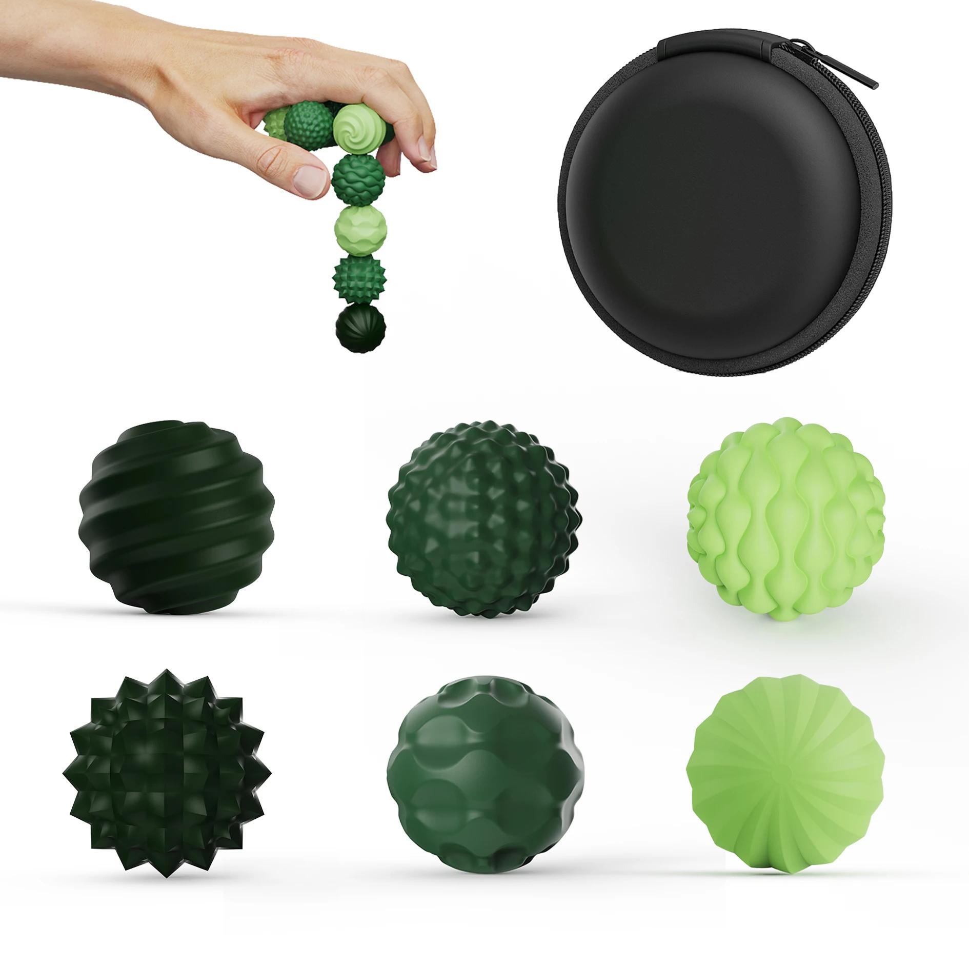 Boules magnétiques EDC, 6/12 pièces, jouets anti-Stress, anxiété, jouet sensoriel, balles magnétique