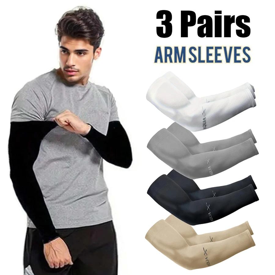 3 paires d'été Protection solaire manches de glace hommes femmes mode respirant élastique gants de b