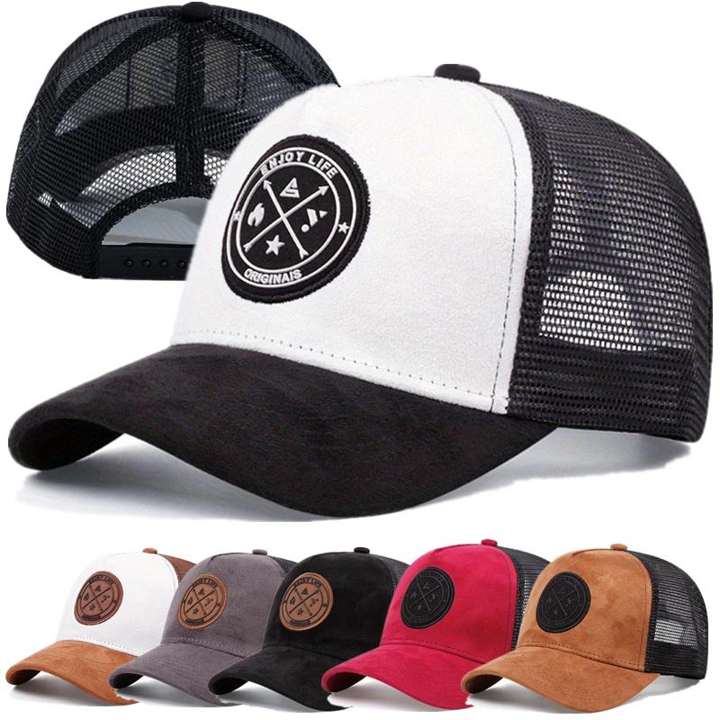Offre spéciale casquette unisexe profiter de la vie lettre Patch casquettes de Baseball hommes femme