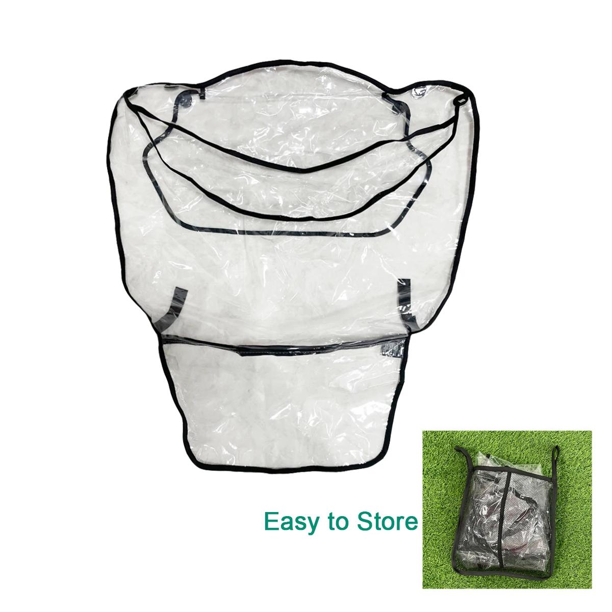 Housse de pluie transparente EVA pour poussette Babyzen YOYO et Stokke - Protection complète contre intempéries