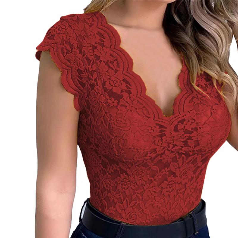 Femmes été Sexy dentelle Crochet Cardigan décontracté couleur unie hauts femme tendance dentelle évi
