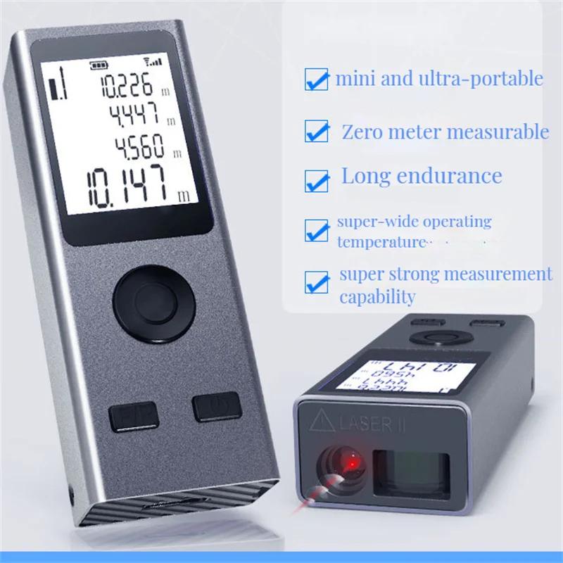 Télémètre Laser Intelligent, télémètre Laser numérique, 30M, Mini distancemètre portable Rechargeabl