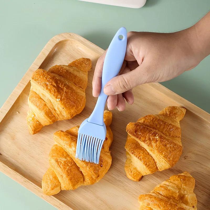 Brosse longue à huile de cuisson en Silicone, cuisine, tartes de Pizza, pâtisserie, épandeur de beur