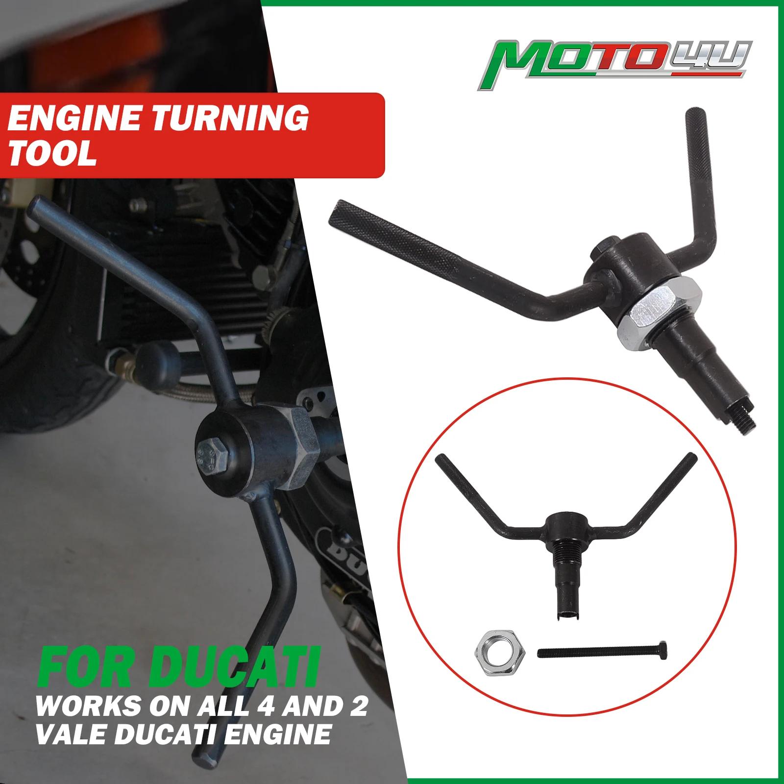 Outil de tournage de moteur, arbre de manivelle pour moto Ducati, outils de tournage de vilebrequin