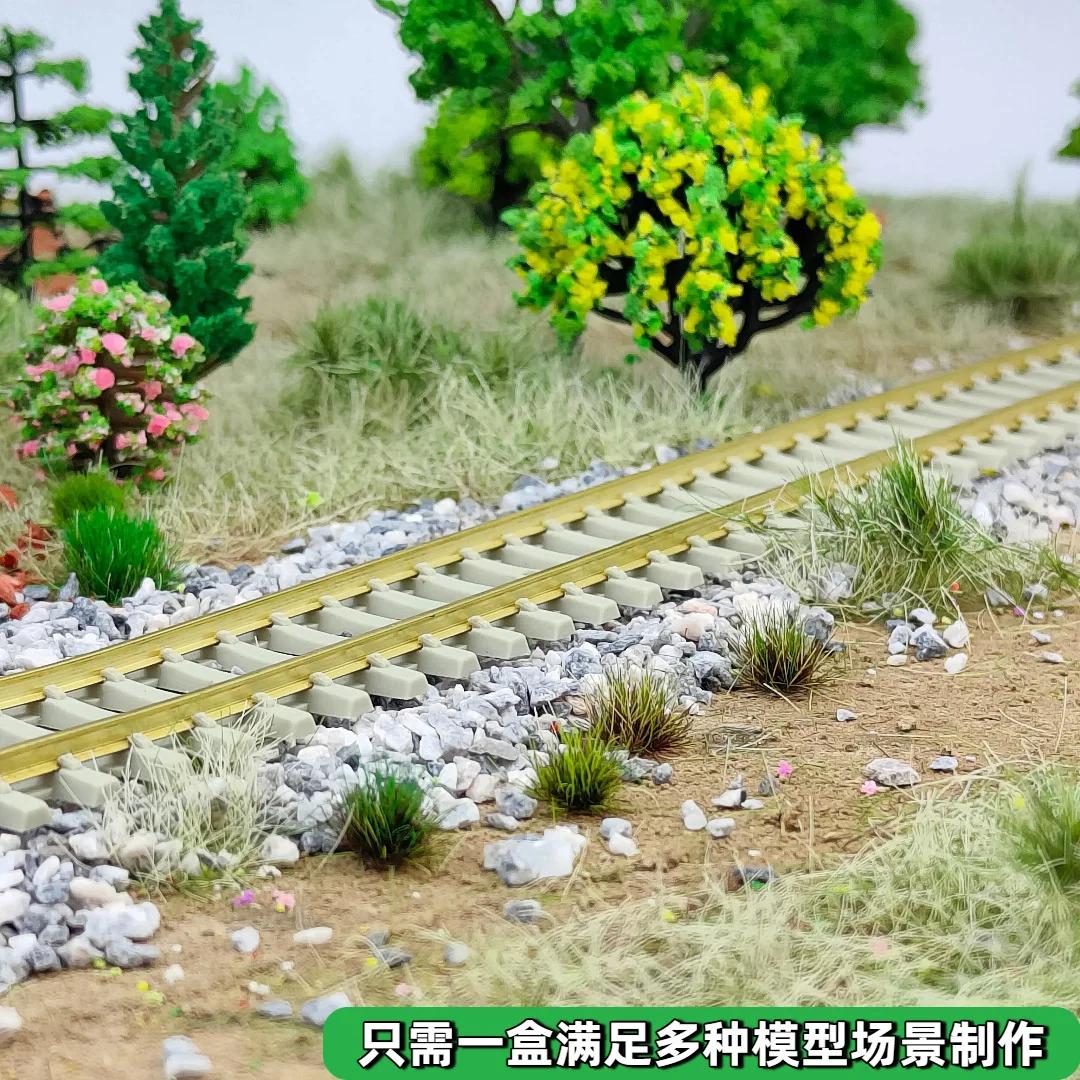Micro grappe d'herbe Miniature, modèle de scène de sable, matériel de bricolage, touffe d'herbe réal