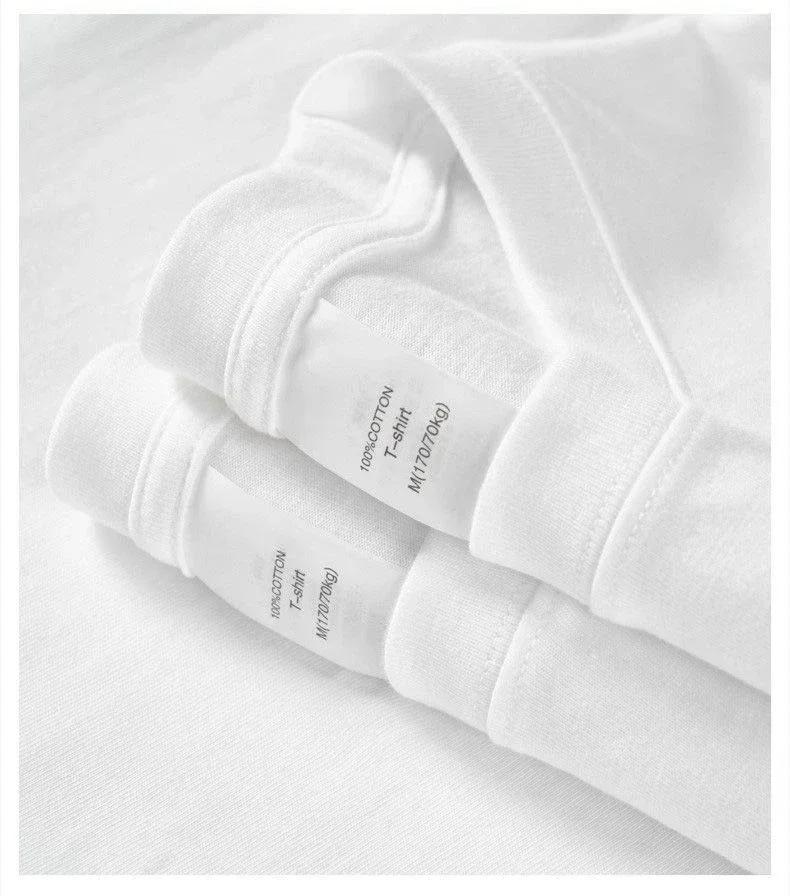 T-shirt unisexe en coton à manches courtes imprimé lettres, tendance mode été 2026, marque de luxe