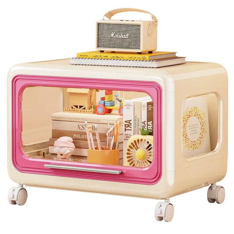 Armoire de rangement de jouets pour enfants, casier, étagère à livres, armoire de rangement multifon