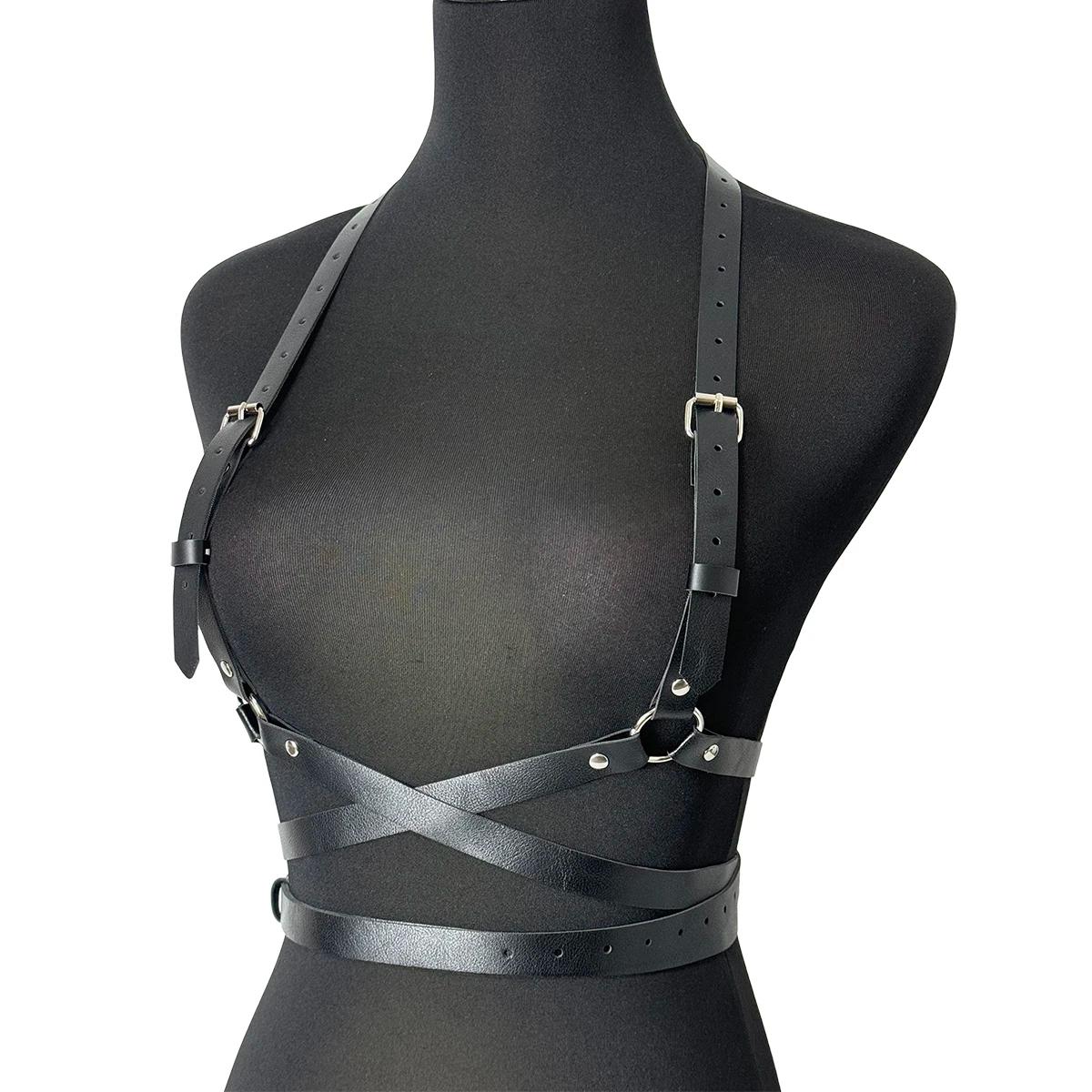 Ceinture Punk pour femmes, Style de rue, bretelles pour femmes, harnais de corps, Corset, accessoire