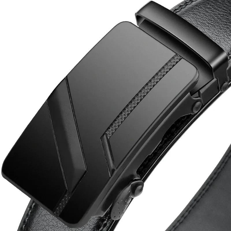 DINISITON – ceintures pour hommes d'affaires, ceintures de marque de luxe authentiques, boucles méta