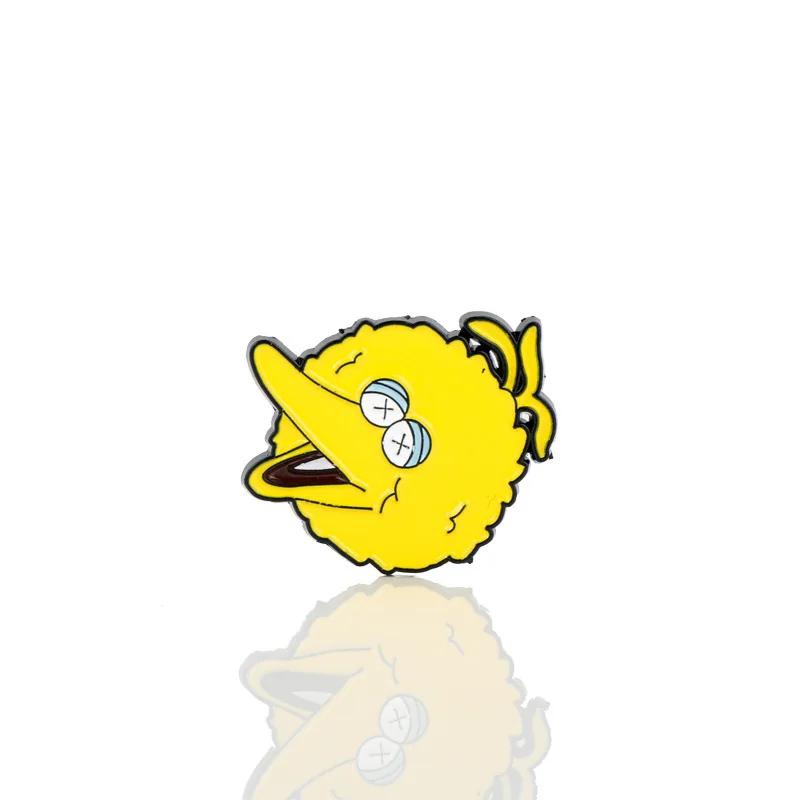 5 pièces/ensemble classique dessin animé émail broche animaux broches épinglettes Badges sur sac à d