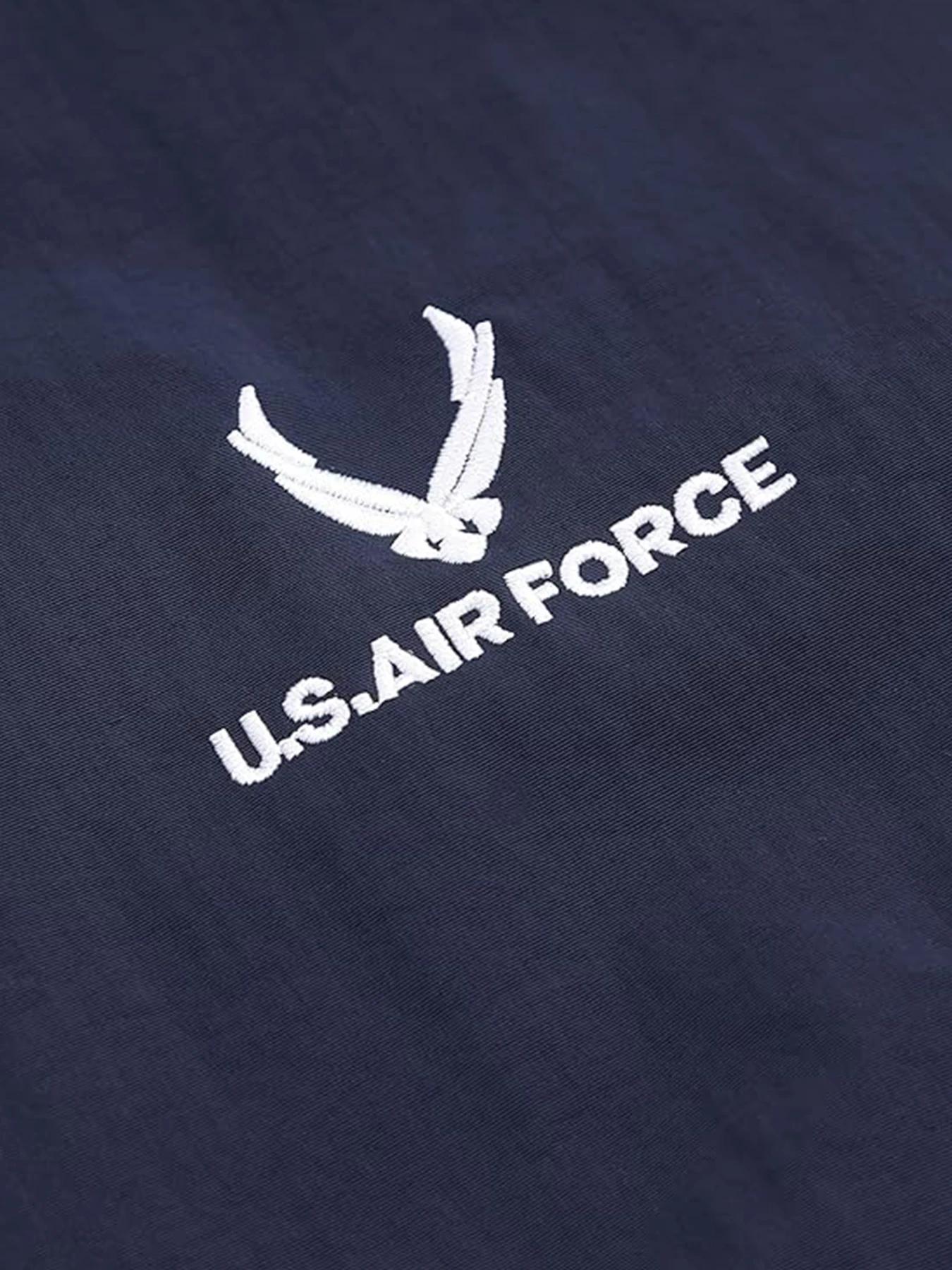 Veste vintage de l'US Air Force IPTU pour hommes, coupe-vent réfléchissant imperméable à capuche en 