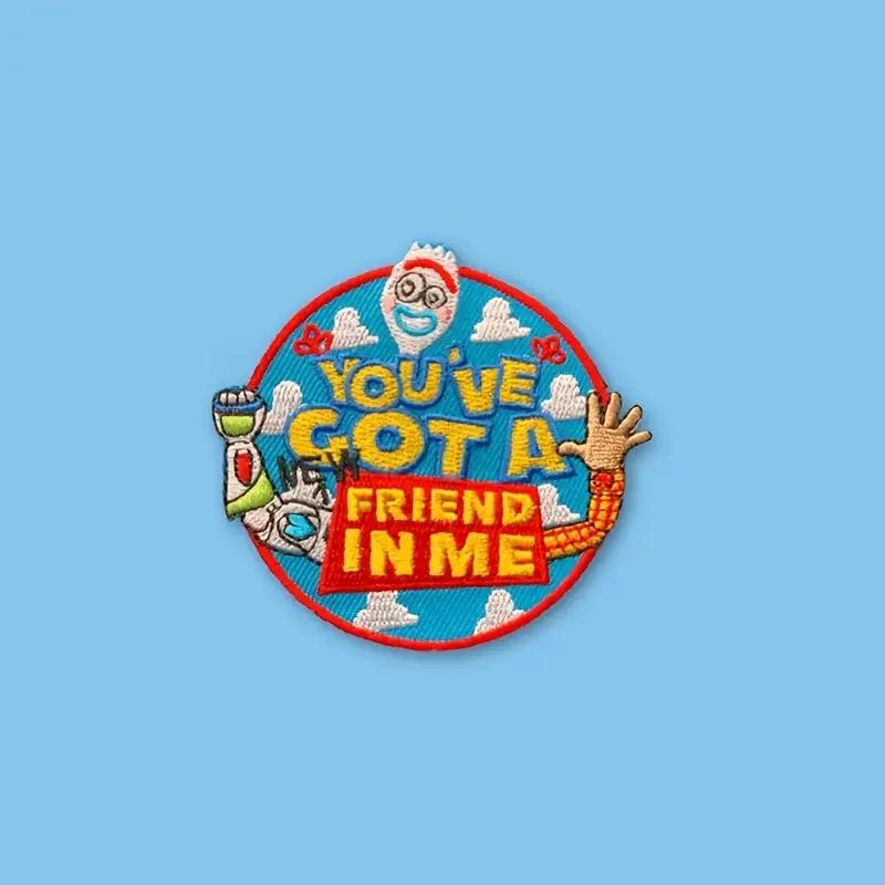 Patch brodé You're Got A New Friend In Me, Badge moral, bricolage, cadeau, fer sur patchs pour vêtem
