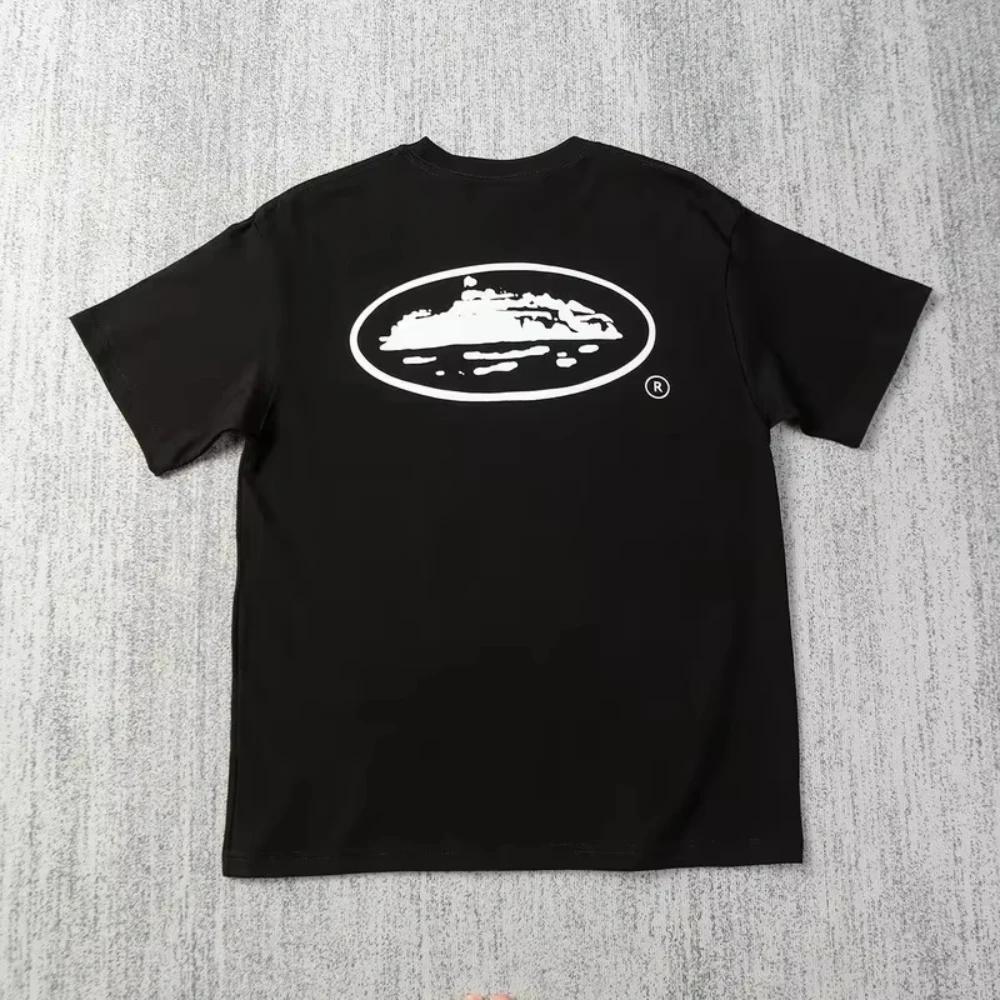 Nouveau T-shirt d'été 2026 à manches courtes imprimé bateau, col rond ample, respirant, demi-manches