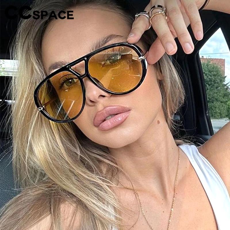 Femmes marque concepteur De luxe lunettes De soleil sexe Vintage surdimensionné lunettes De soleil f