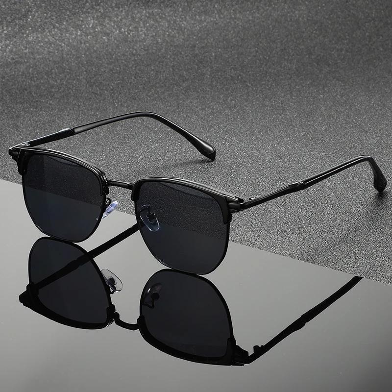 Lunettes de soleil carrées de luxe hommes femmes marque concepteur tendance alliage cadre lunettes d