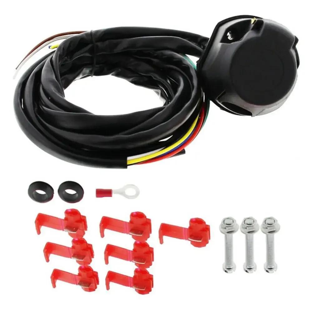 Kit électrique 7 noyaux 2M Kit de câbles de remorque jeu de douilles de remorque e-kit harnais croch