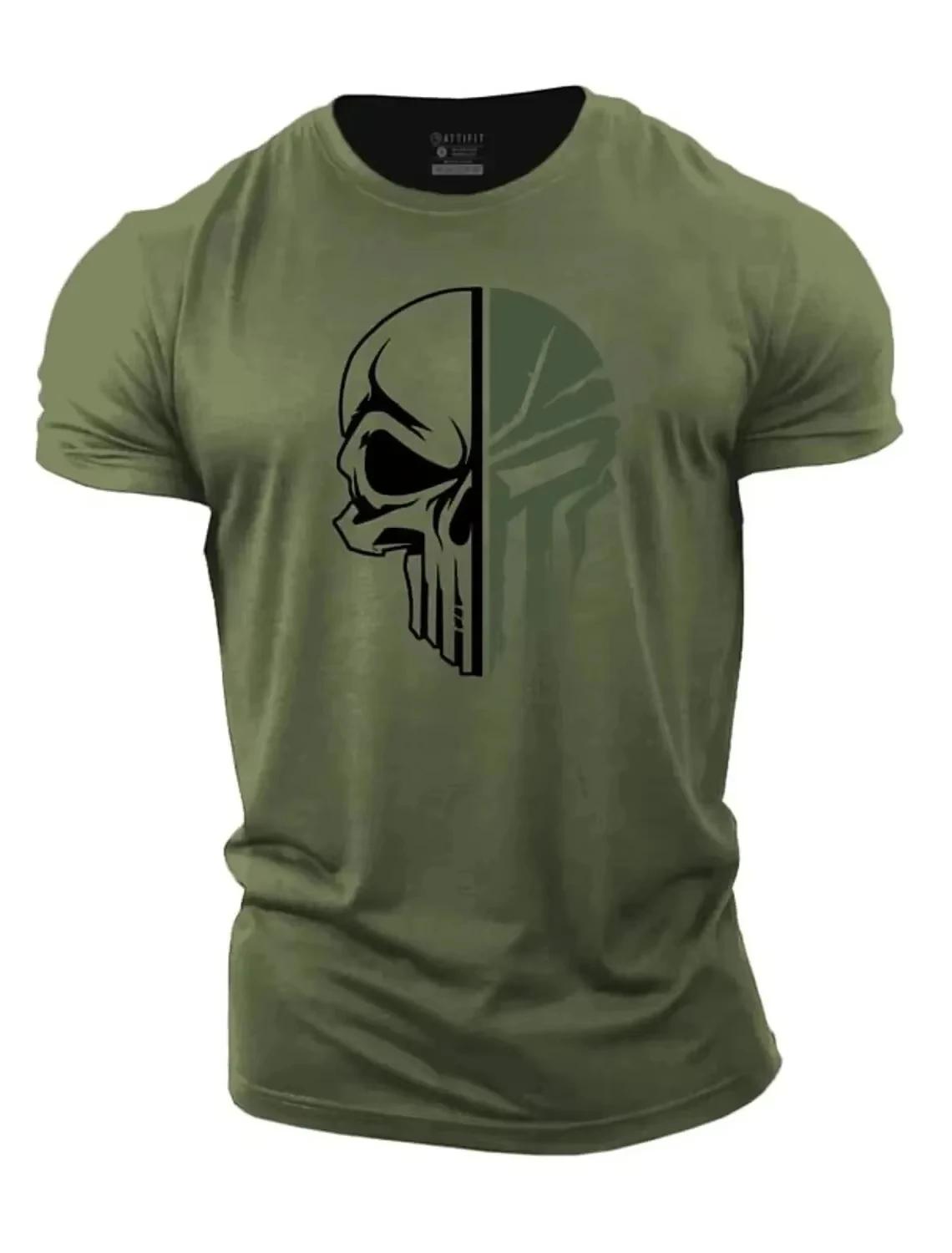 T-shirt à manches courtes pour hommes, haut de Fitness, respirant, à séchage rapide