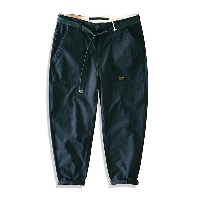 Pantalon de travail polyvalent Yu Wenle Amekaji pour homme, style rétro américain, pantalon cargo te