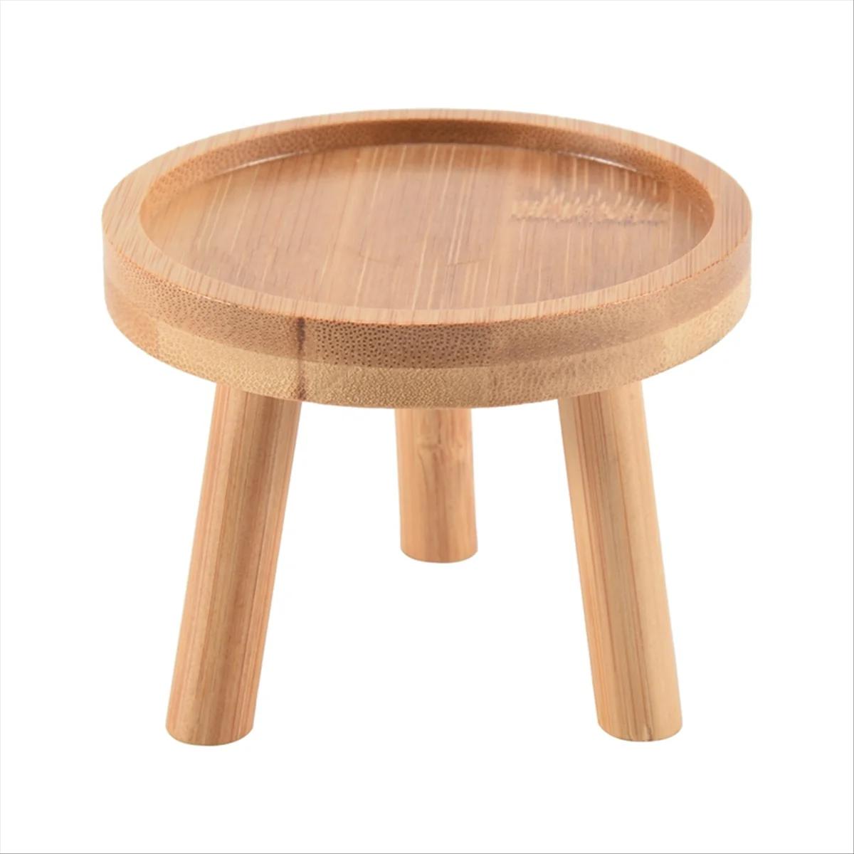 Support de plante en bois pour intérieur et extérieur, support de base de pot de fleur, tabouret hau