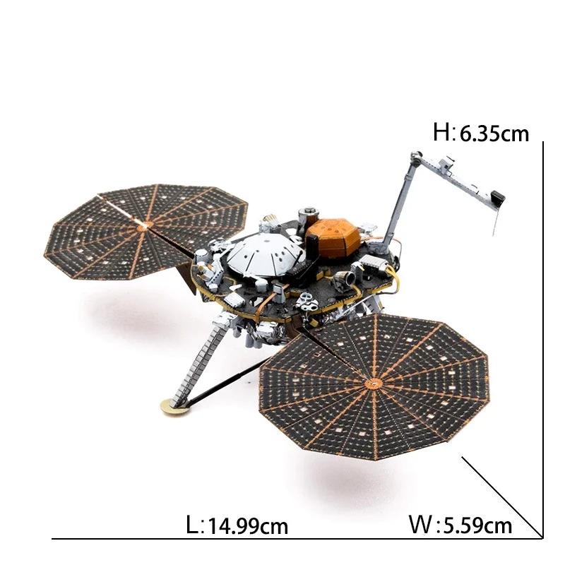Exploration spatiale 3D Puzzle en métal navette Hubble télescope spatial Mars Rover modèle jouet pou
