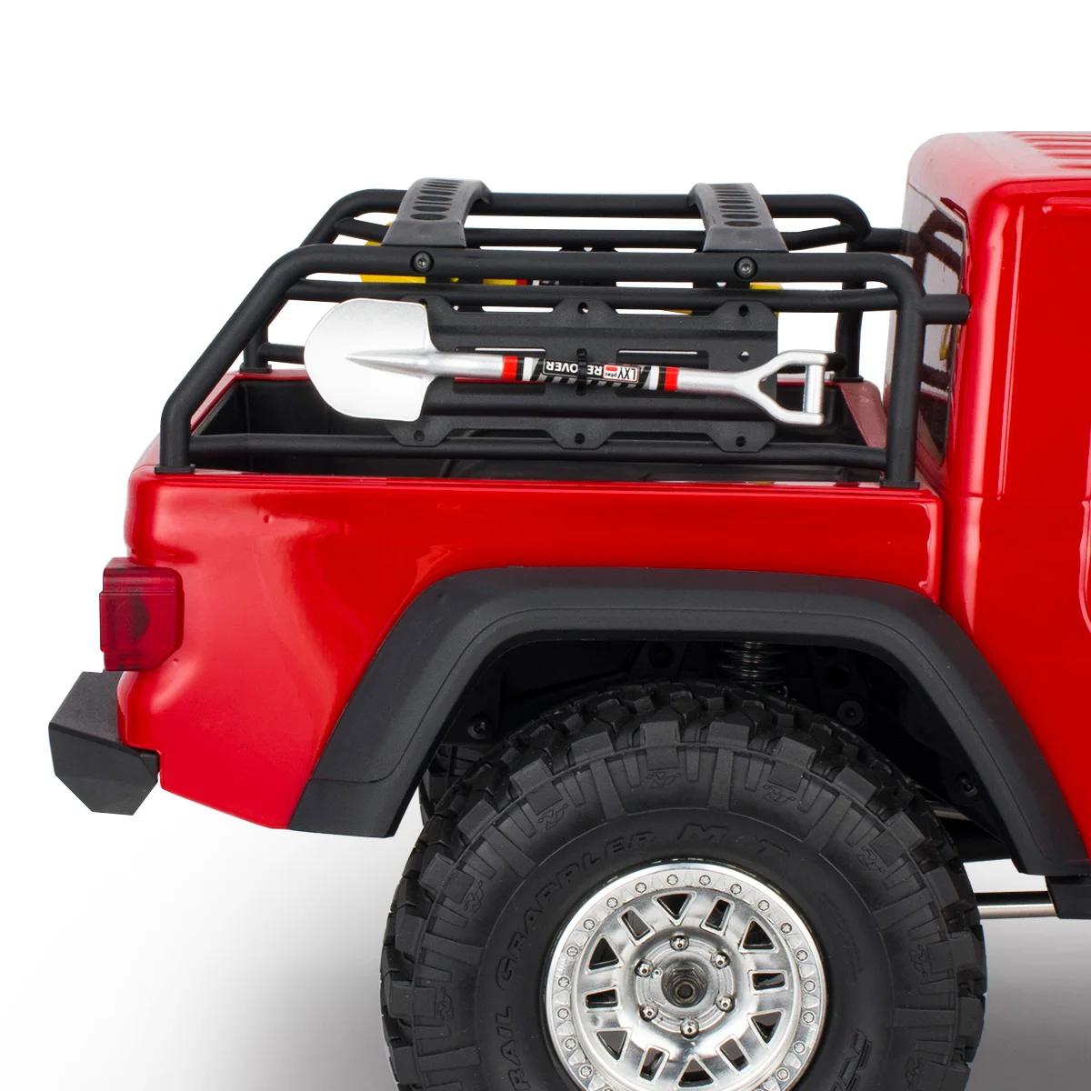 Décoration de pelle en métal simulée 105x25mm pour voiture sur chenilles 1/8 1/10 RC Axial SCX10 TRX