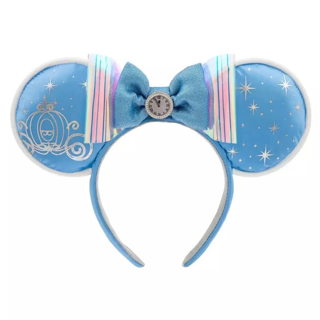 Bandeau princesse Disney Seris Mickey Mouse, oreilles Disney Minnie, couvre-chef en cuir PU, jouets 