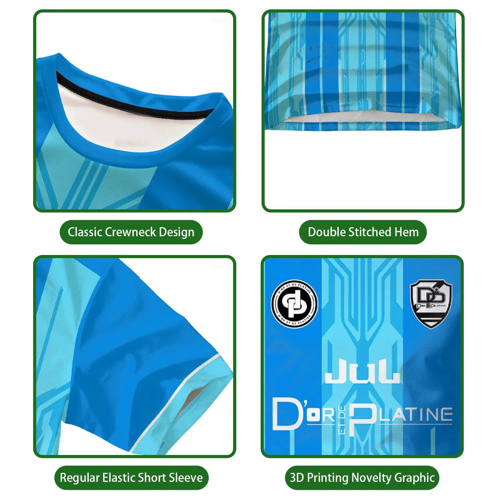 Toto Ninetta Maillot Jul Jersey Rapper français Co-branded Juldtp Chemise de football respirante Gar