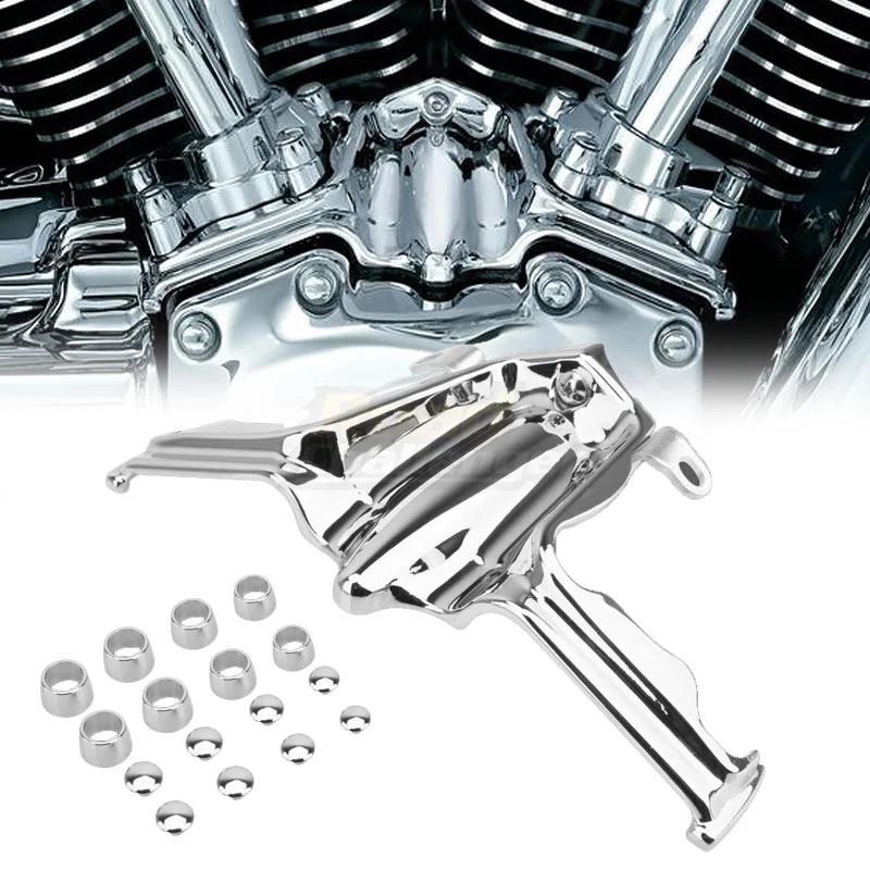 Couvercle d'accent de tappet/bloc de levage chromé, pour Harley Twin Cam Street Glide Road King modè