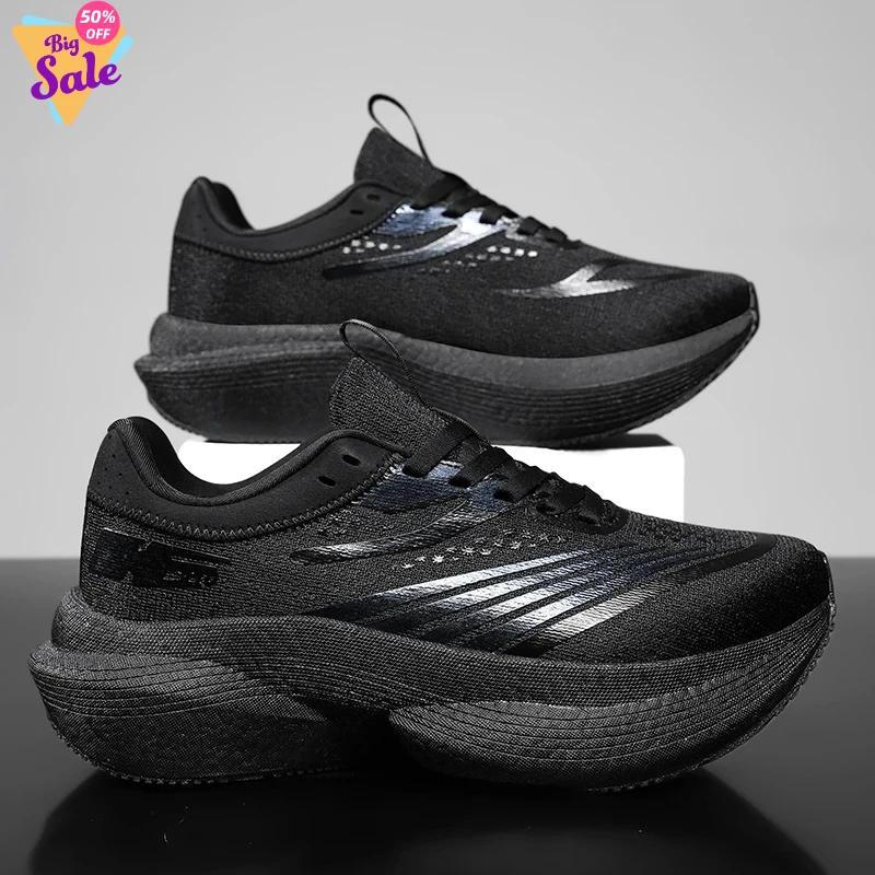 Nouvelles chaussures de course à pied avec plaque en carbone pour marathon, respirantes, légères, co