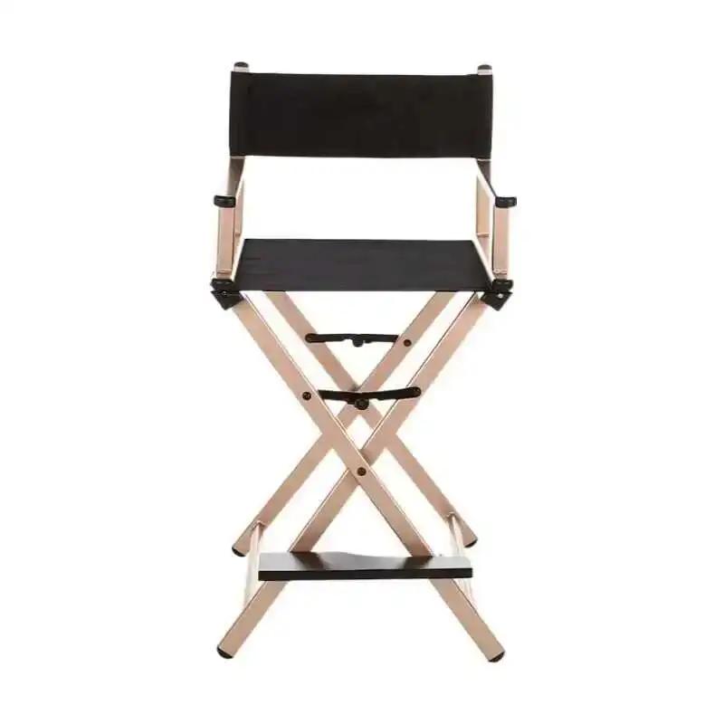 Cadre en aluminium maquilleur directeur chaise pliable mobilier d'extérieur léger Portable pliant di