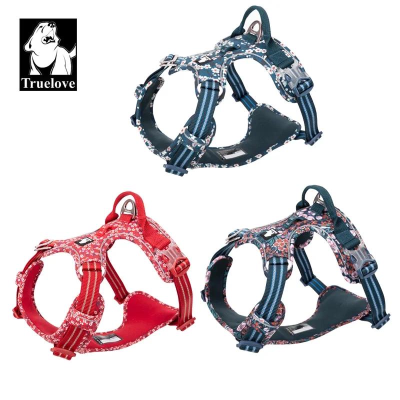 TruelGru- Tissu en coton SFP Floral pour animaux de compagnie, sans nervures, respirant et coulé, do