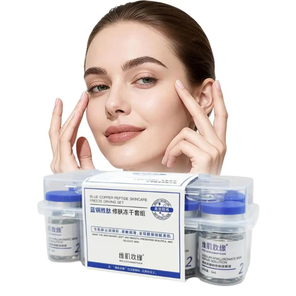 Poudre de peptide de cuivre GHK-CU lyophilisée : Améliore l'élasticité de la peau, réduit les ridule