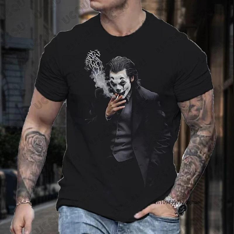 Nouveau T-shirt Classique 2026 pour Homme, Motif Joker DC Comics Imprimé 3D, Manches Courtes d'Été, 