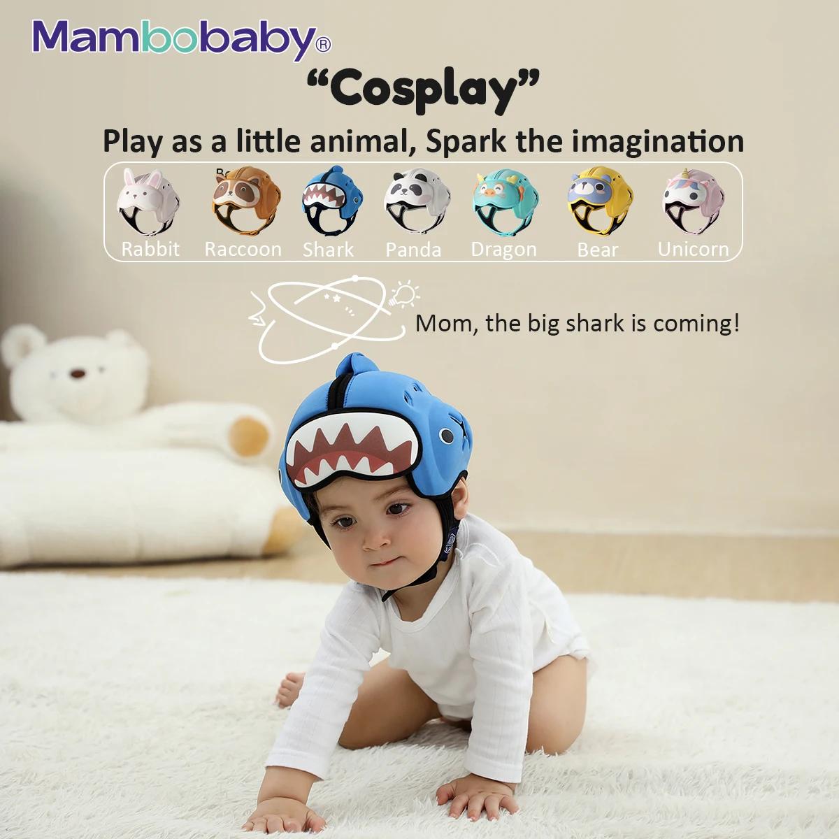 Mambobaby Casque Anti-Choc Safe pour bébé, couvre-chef de protection de tête pour nourrissons, appre
