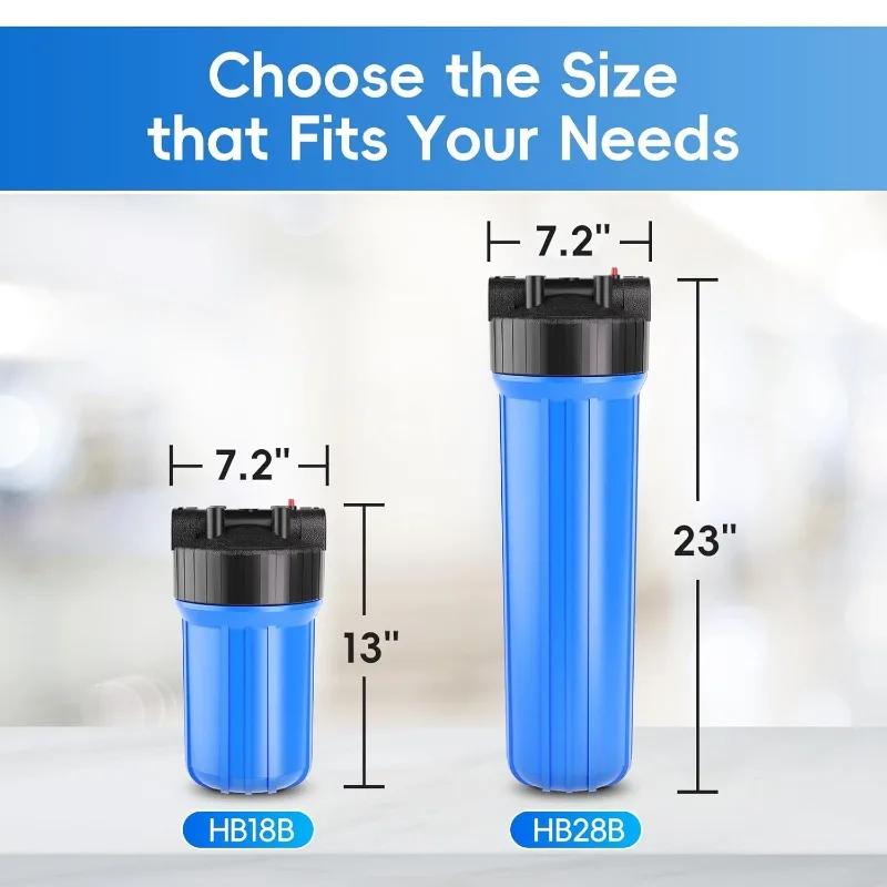 Boîtier de filtre à eau pour toute la maison HB28B, boîtier universel 20 "x 4.5" pour la Filtration 