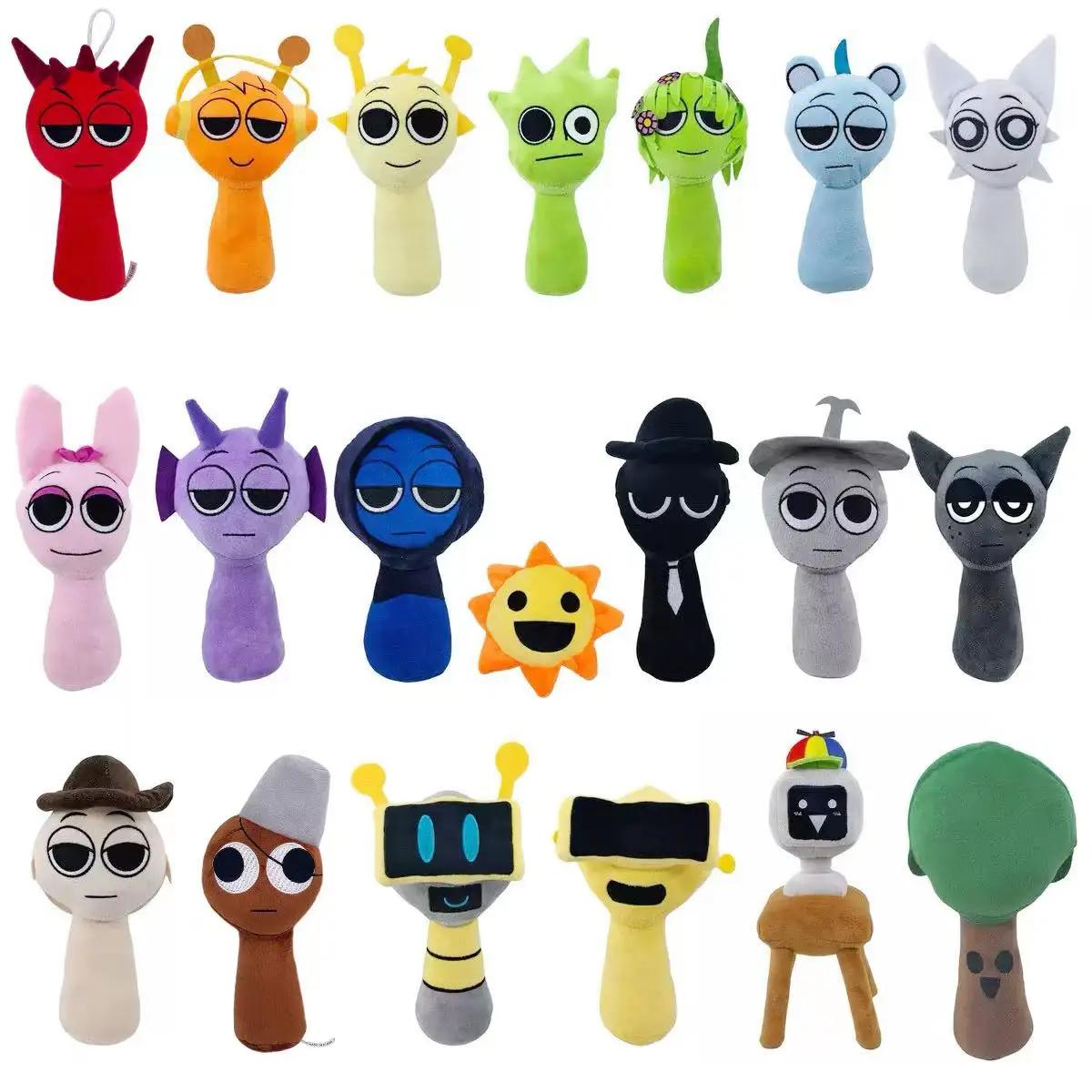 Sprunki jouets en peluche Sprunki poupée en peluche Sprunki jeu dessin animé oreiller enfants cadeau
