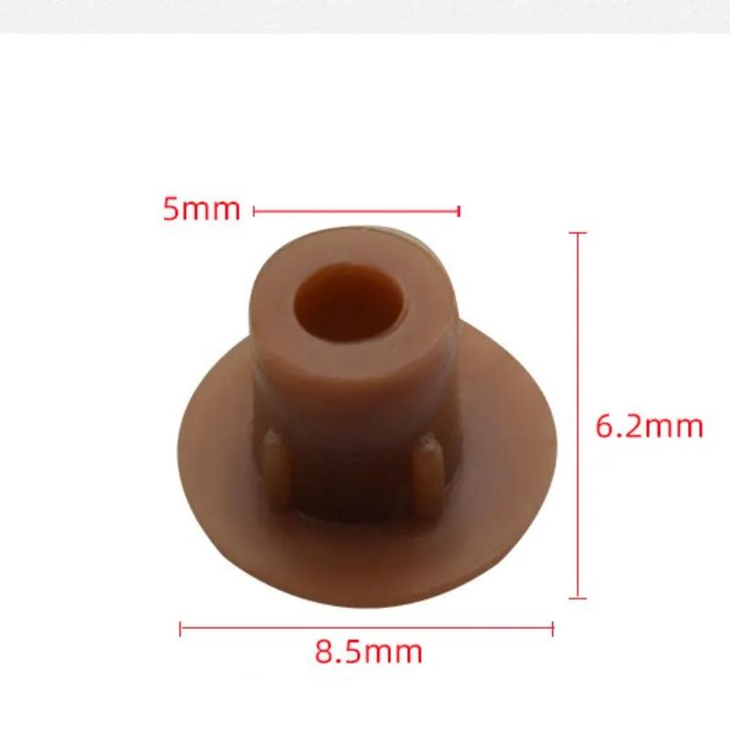 Bouchon à trou en plastique pour embellissement de meubles, 200 pièces, bouchon en caoutchouc, acces